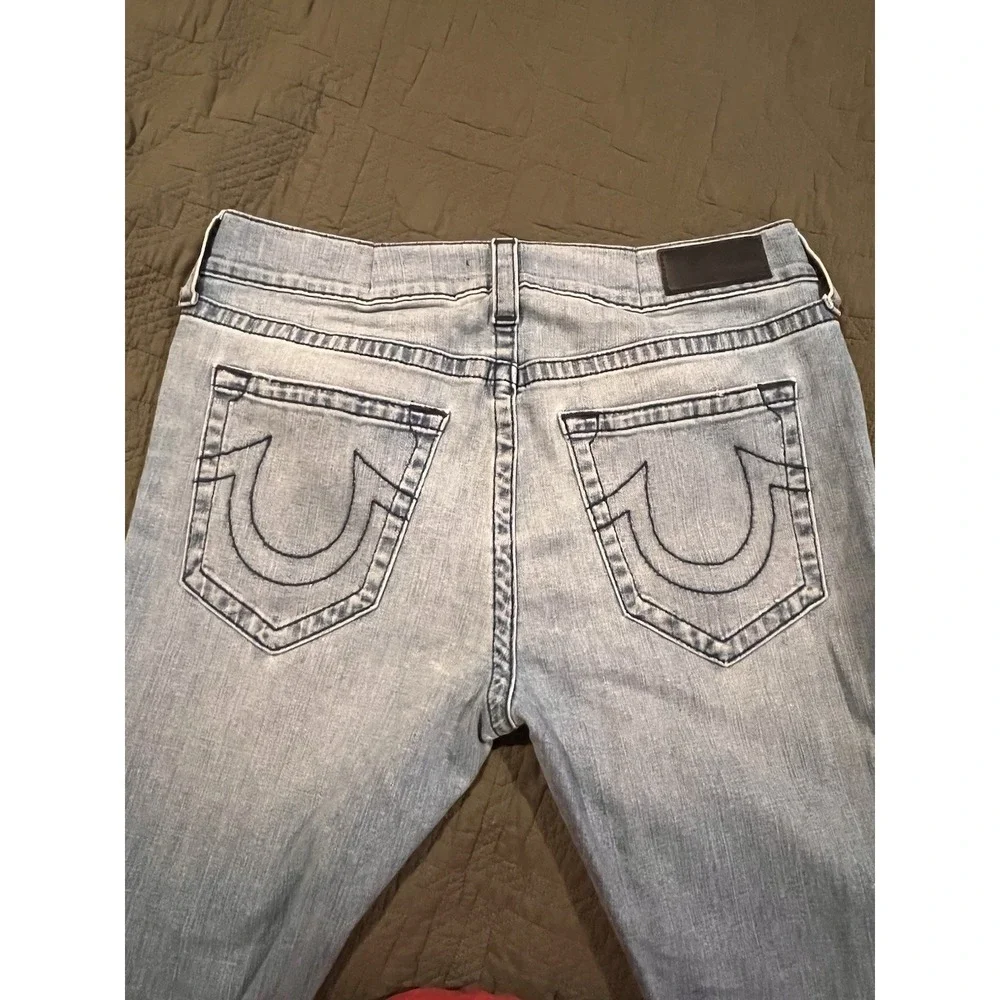 True Religion Men's Blue Jeans 36w The Ricky Style